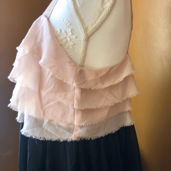 Sleeveless Two-toned mini dress - Picture 4 of 7